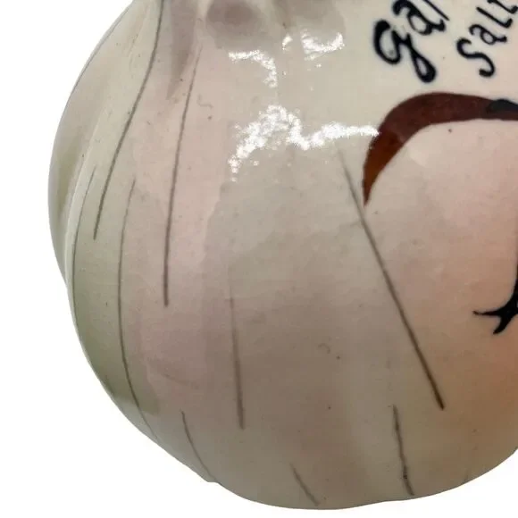 Anthropomorphic Salt Shakers Celery Onion Garlic Vegetable Head Vintage Norcrest - Picture 9 of 12